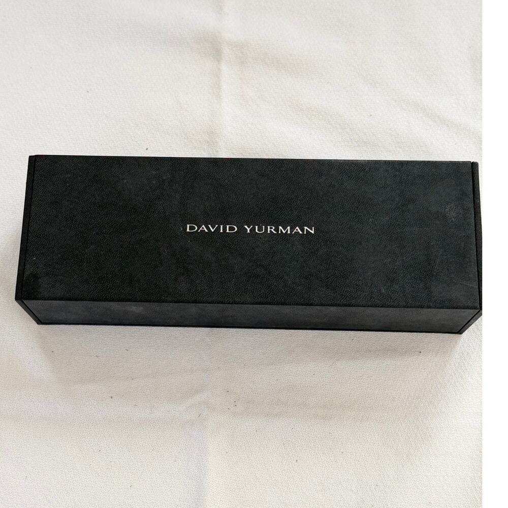 Estate David Yurman Sterling Silver (925) Oval Link 7.5" Bracelet with Gift Box - Picture 2 of 9